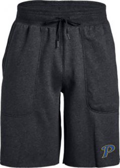 Under Armour Men's Hustle Fleece Short, Black